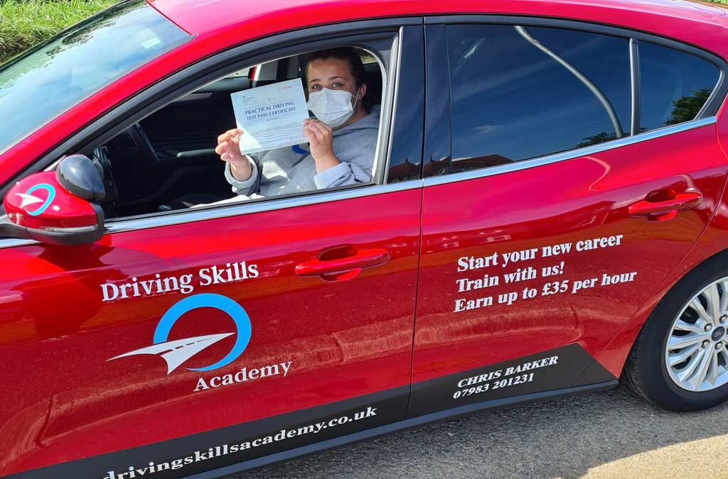 Stella gets herself a First Time Driving Test Pass in Northampton