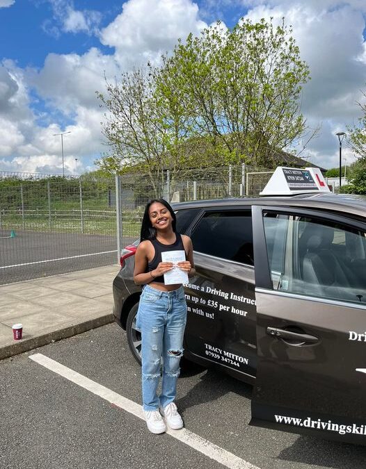 Natasha Passes Driving Test in Kettering