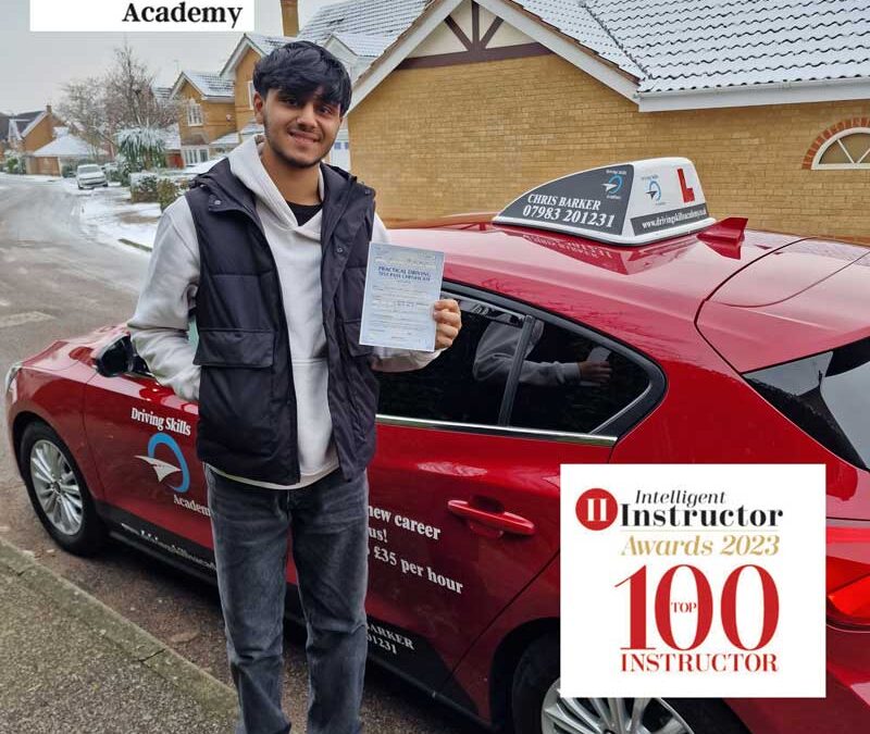 Anik Passes Driving Test on his first attempt in Northampton