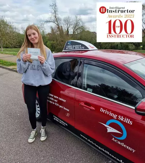 Harriet Passes Driving Test in unfamiliar area