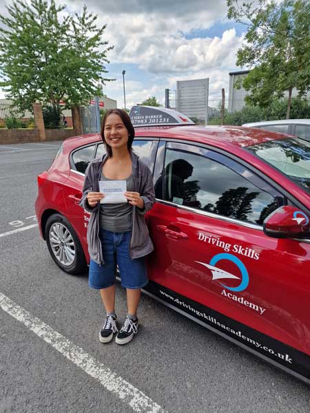 Riana First Attempt Test Pass Northampton