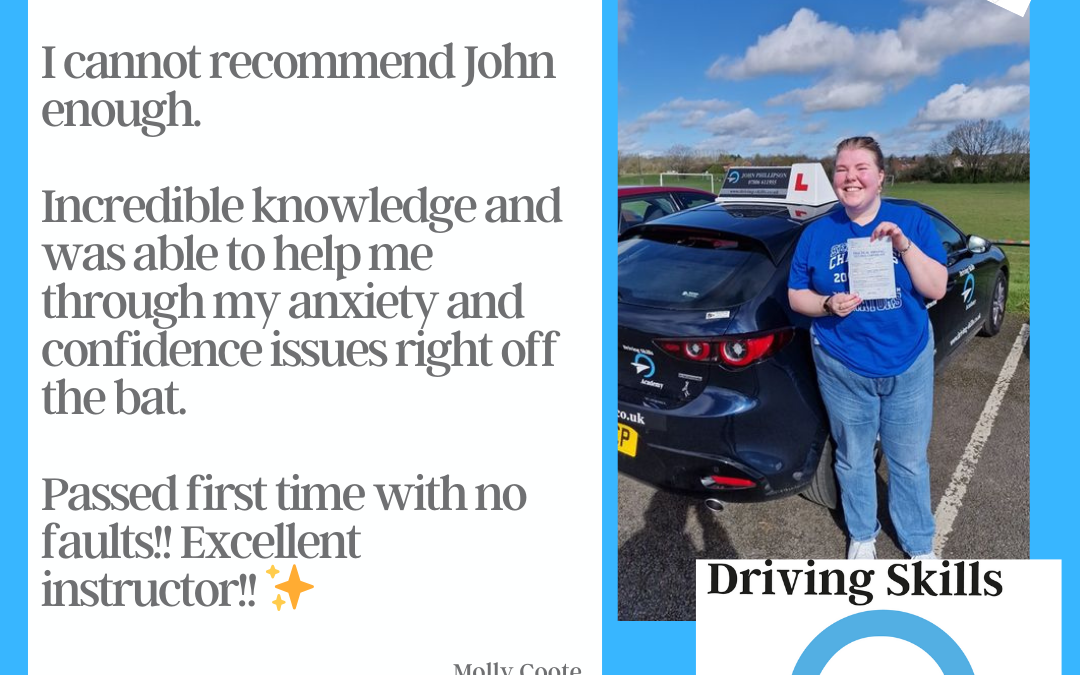 ZERO FAULTS Driving Test Pass in Wellingborough