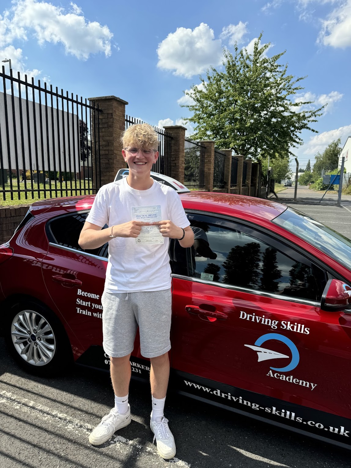 Josh D driving test pass in Northampton
