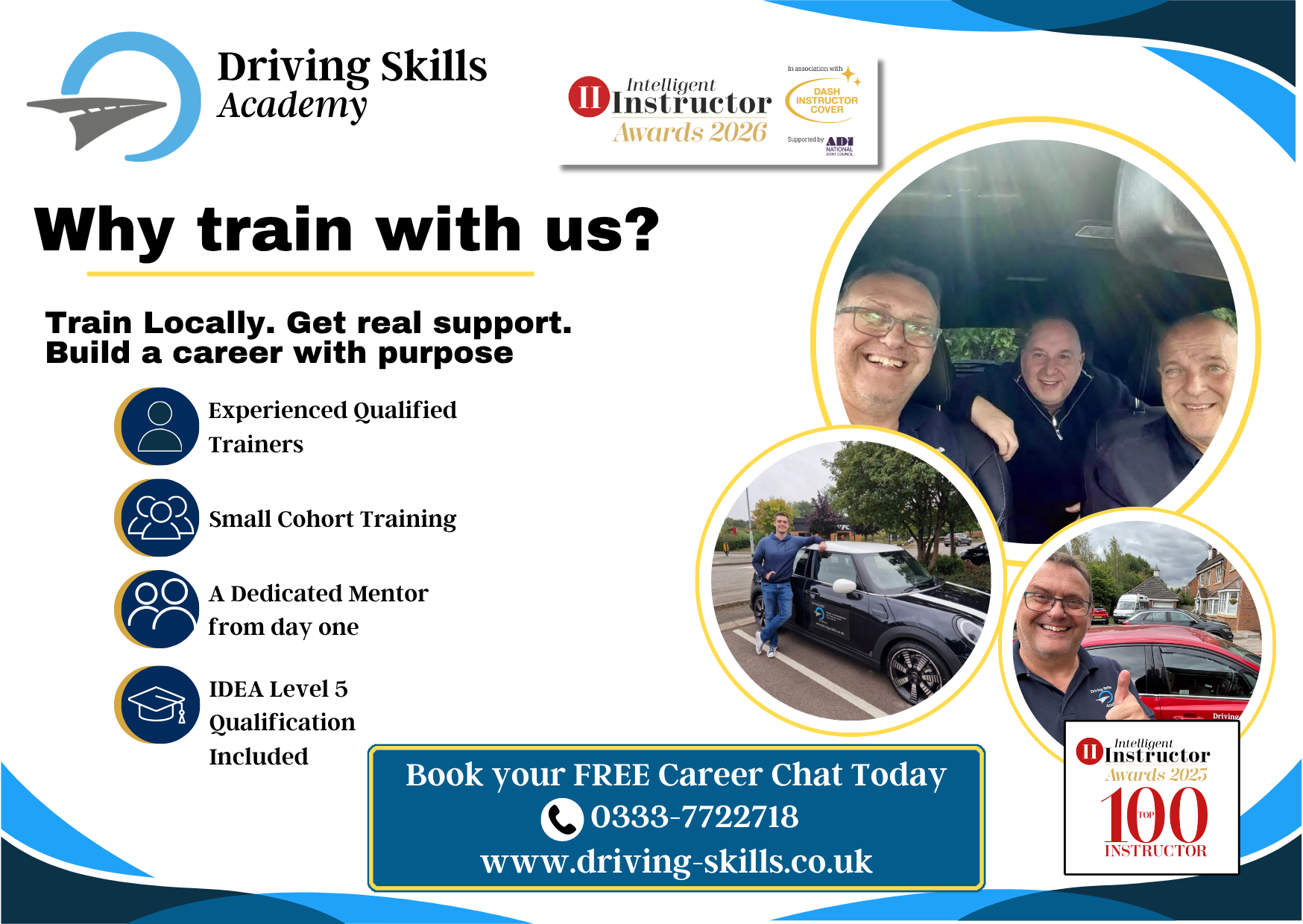 Driving Skills Academy why train with us campaign image
