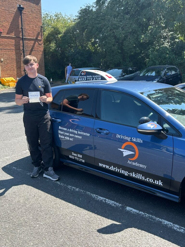 Jamie driving test pass Moulton