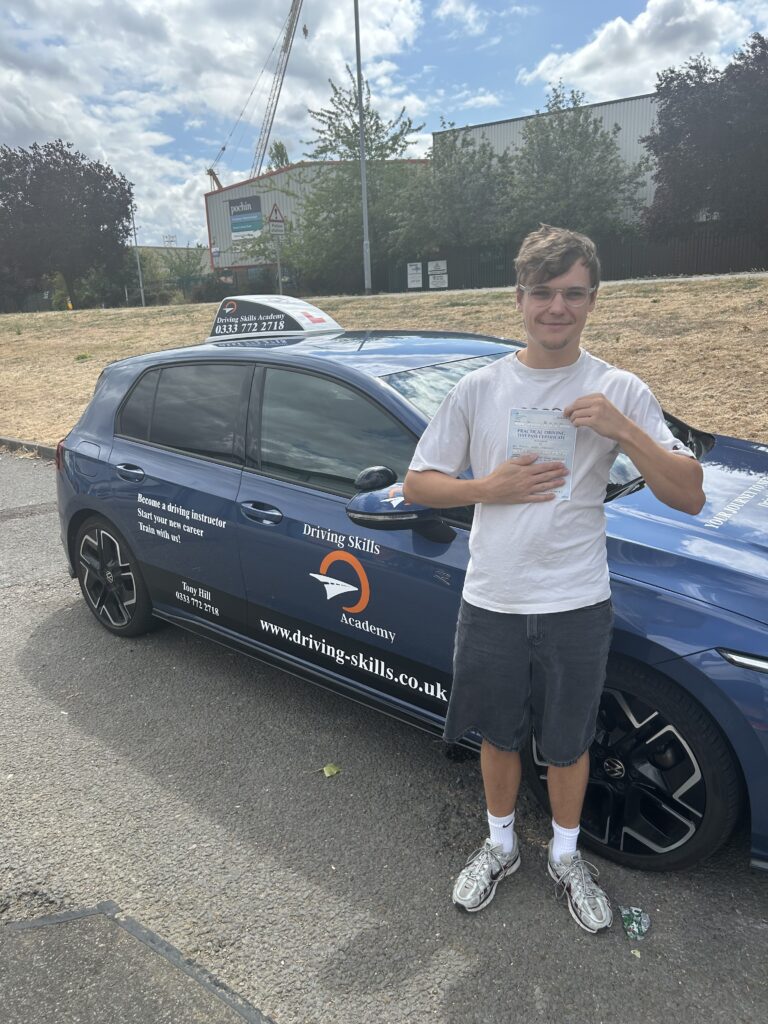Daniel Craddock driving test pass Northampton