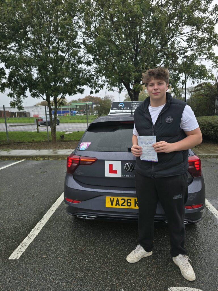 Jay Gillbert driving test pass Kettering
